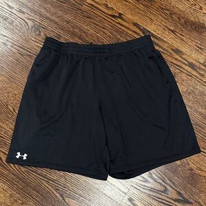 Under Armour Men's Athletic Black Shorts, 2XL (141D)
